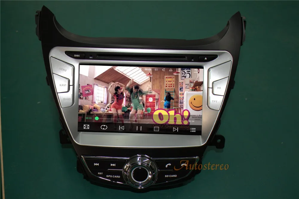 Best Android7.1 Car GPS Navigation DVD Player For Hyundai Elantra(MD)2011-2013 Avante(MD) car stereo auto navi autostereo multimedia 4