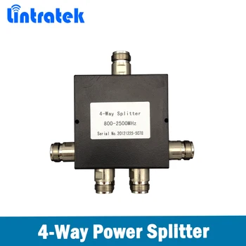 

4-way power splitter 800-2500mhz 4-way divider for antenna cable 2g 3g 4G signal repeater