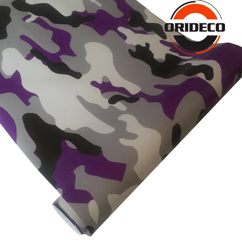 purple black snow camo vinyl car film 5