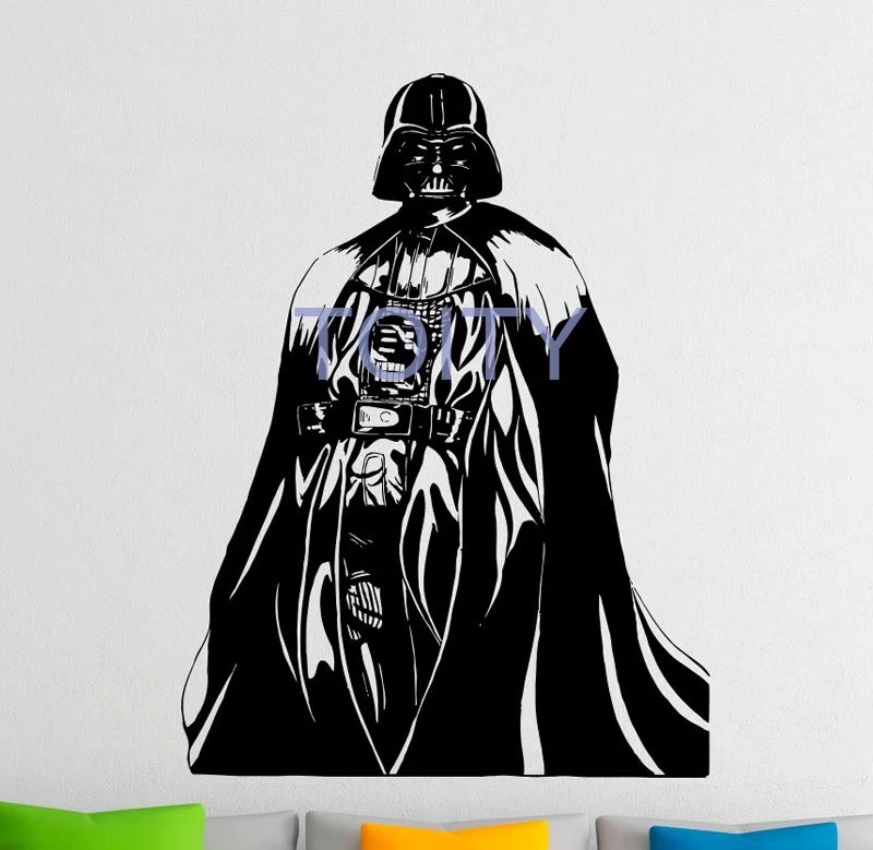 Darth Vader Wall Sticker Decor Star Wars Vinyl Decal Home Room Art Mural H76cm x W57cm/29.9" x