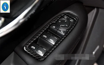 

Yimaautotrims Door Handle Holder Window Lift Button Switch Decoration Panel Cover Trim Fit For Cadillac XT5 2016 - 2020 Plastic