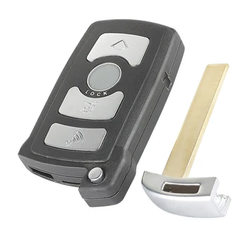 Keyforkess 315/433/315LP/868MHz ID7944 Chip CAS1 System 4 pulsanti portachiavi a distanza per BMW serie 7 E65 E66 CAS1 - KEYECU 315 433 315LP 868MHz ID7944 Chip CAS1 System 4 pulsanti portachiavi a distanza per