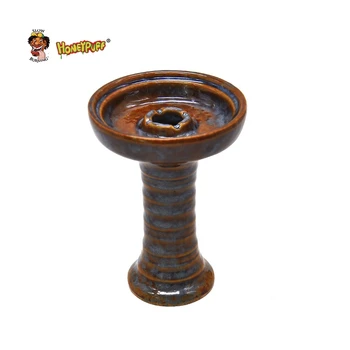 

HONEYPUFF Handmade Ceramic One Hole Phunnel Hookah Bowl Shisha Hookah Head Bowl Chicha Narguile