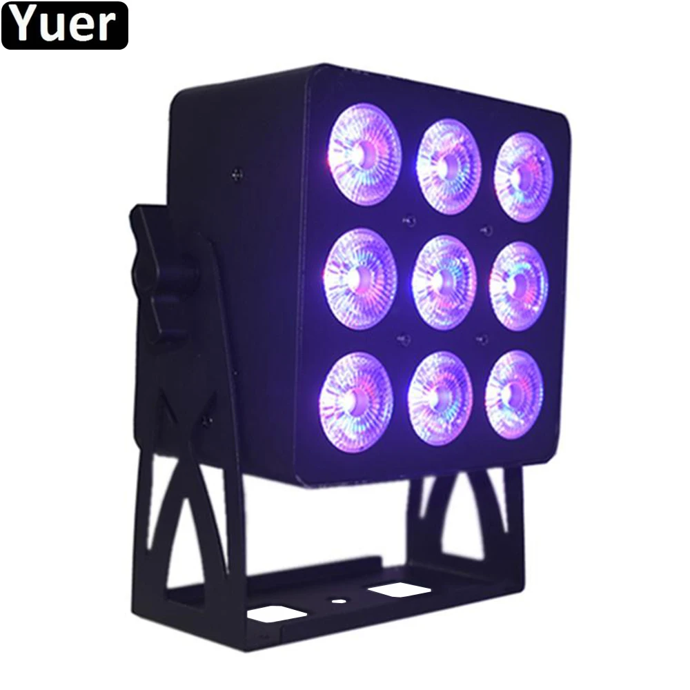 New Professional High Power LED Par Lights RGBWA-UV 6IN1 9x18W LED Par Light For DJ Disco Party Club Bar Stage Wash Effect Light