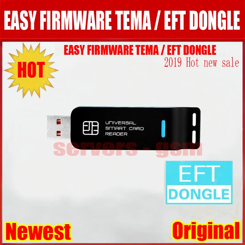 Новая Оригинальная прошивка TEMA / EFT Dongle Key 2 для разблокировки и ремонта