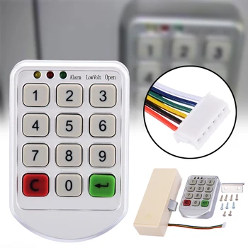 

1pc Electronic Digital Password Lock Home Cabinet Drawer Door Code Password Lock Keyless Number Safe Home Homeware Intelligent