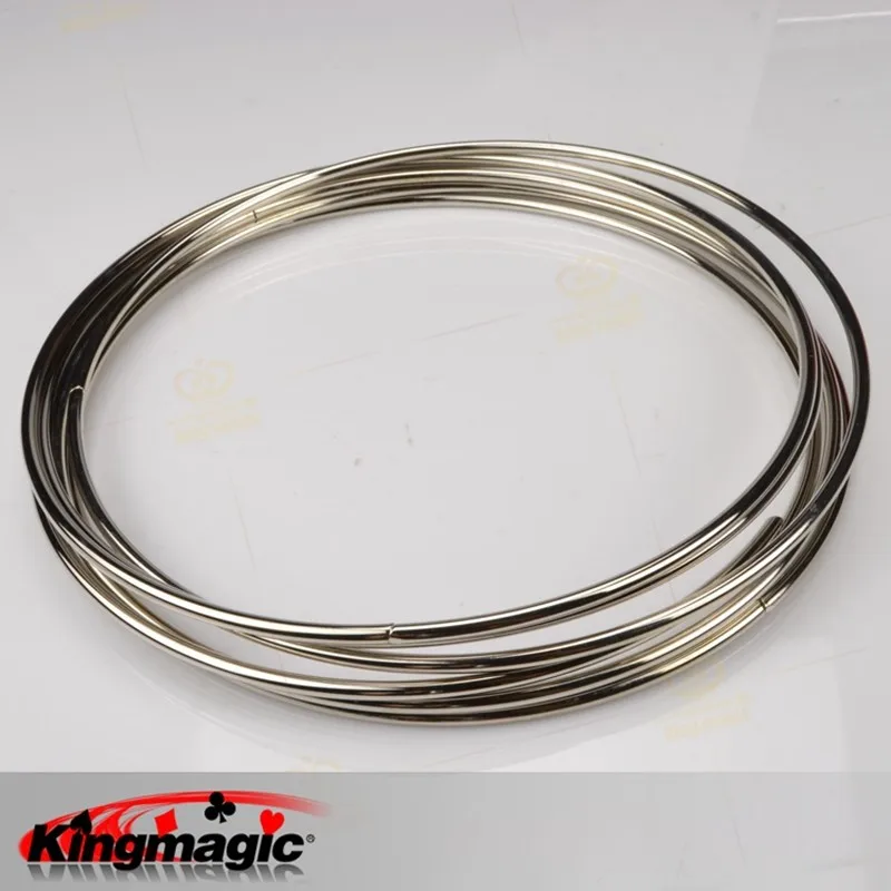

Holiday Sales 6 Linking Rings (steel pipe) with Magent Professional Diameter 31cm Stage Magic Props Magic Tricks