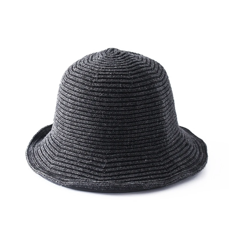 Шерсть, новые зимние женские шапки, классические шапки с широкими полями, шапки для рыбаков, Женские Повседневные вязаные шапки, Casquette