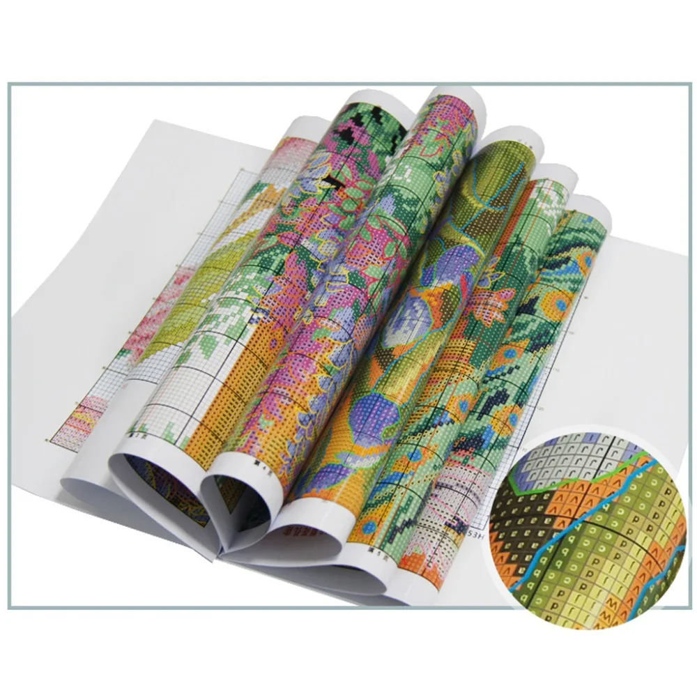 Цветочная лампа-бабочка DIY ручной работы Рукоделие Счетный 14CT напечатаны крестиком комплект с вышивкой украшения дома
