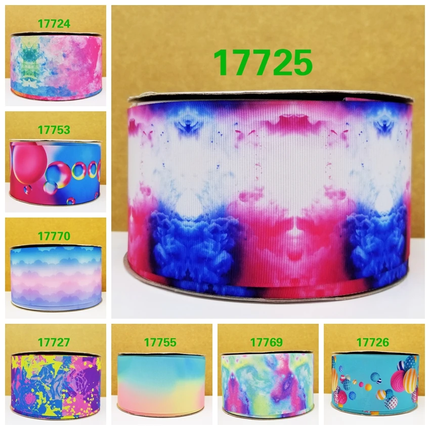 

Free shipping 50 yard cartoon printed grosgrain ribbon 17716