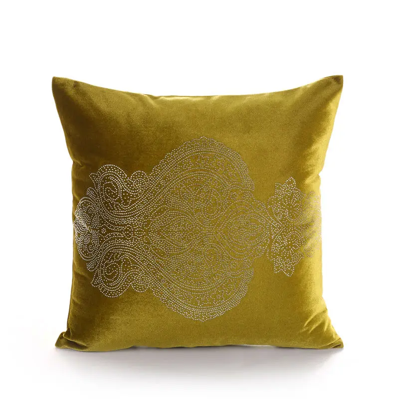 PANFELOU 45*45cm European environmental YELLOW Inlay zircon pattern