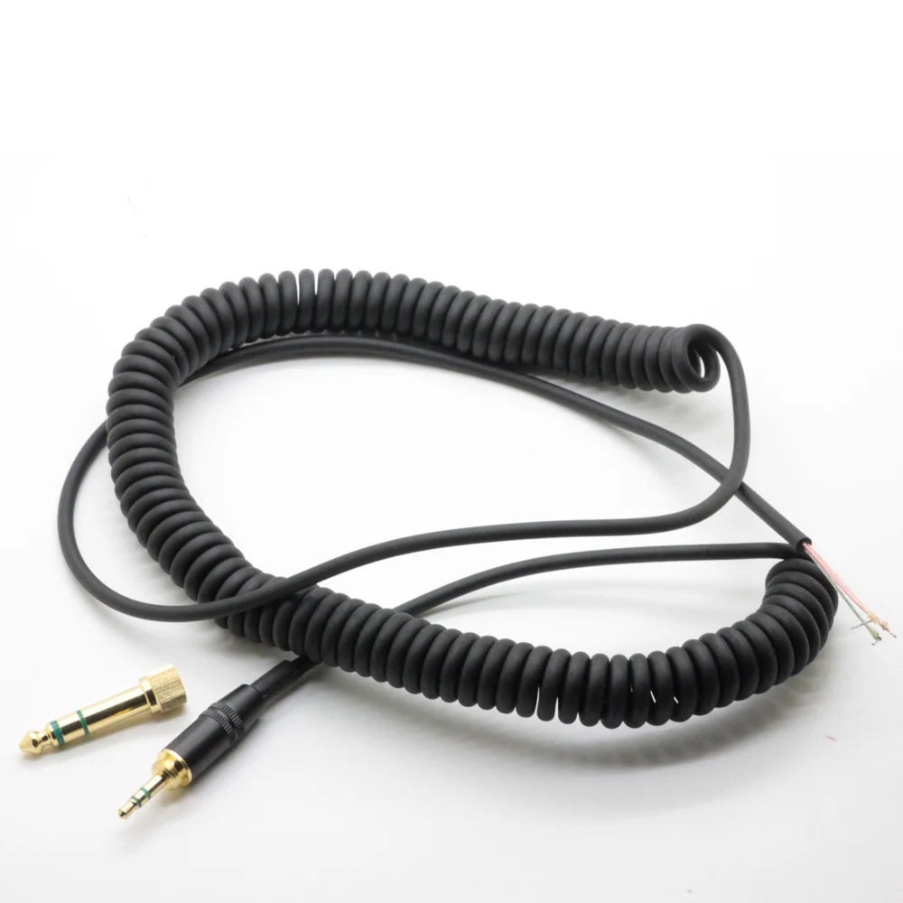 Poyatu сменный Шнур кабель для ATH-M50 ATH-M50s SONY MDR-7506 7509 V6 V600 V700 V900 7506 наушники спиральный ремонт DJ кабель