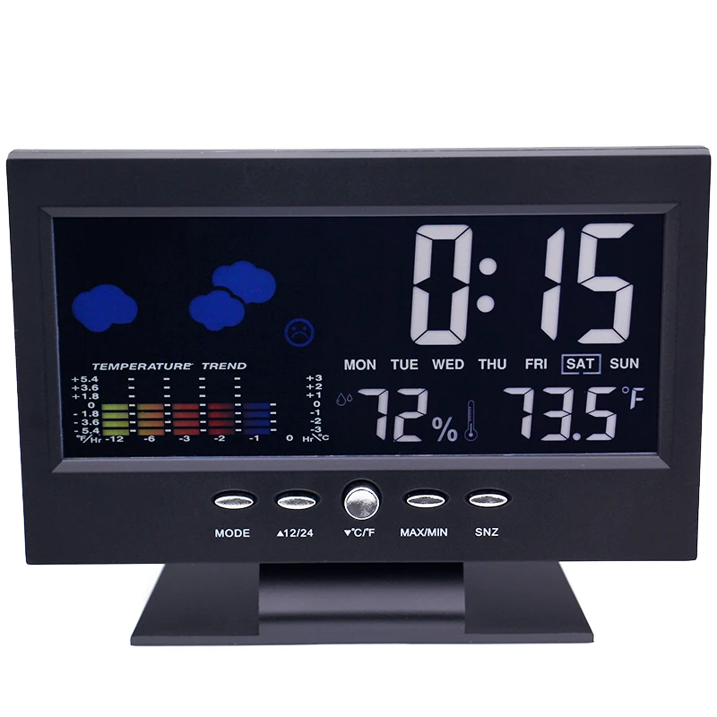 

by dhl/fedex 100pcs/lot Indoor Outdoor Thermometer Hygrometer Weather Station Digital LCD Temperature Humidity Meter Alarm