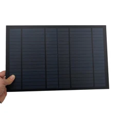 18 в 556ма 10 Вт 10 Вт солнечная панель Стандартный ПЭТ поликристаллический кремний заряд для 12 В Модуль заряда батареи мини солнечная батарея