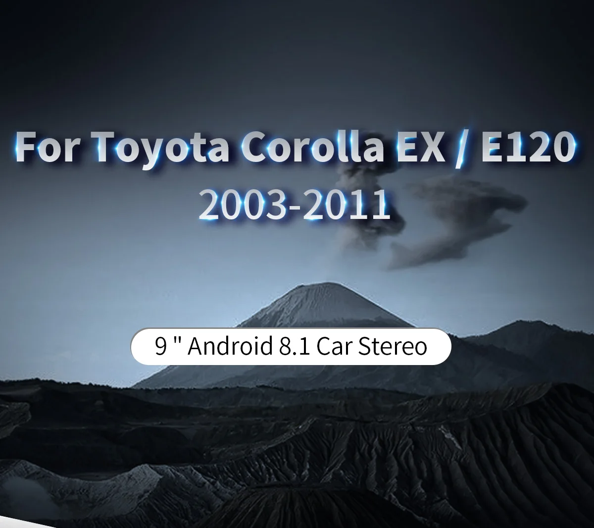 Discount DSP Carplay 9" Android 8.1 Car Multimedia Radio for Toyota Corolla EX/E120 2003-2011 GPS SPDIF Subwoofer Stereo WiFi 4G SIM DAB 2
