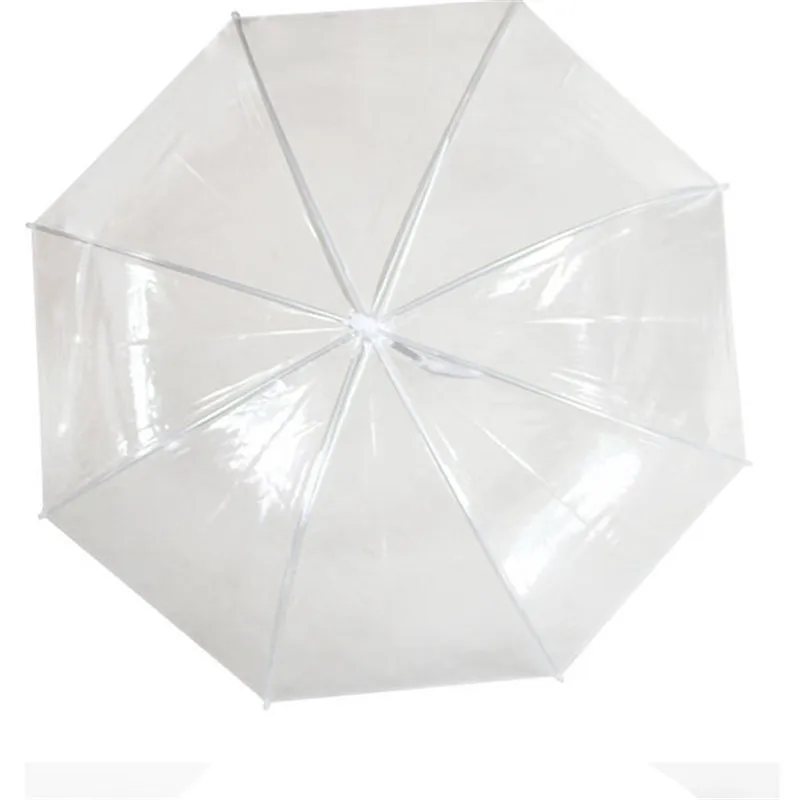 Портативный модный прозрачный зонтик от дождя, ПВХ купол для свадебной вечеринки