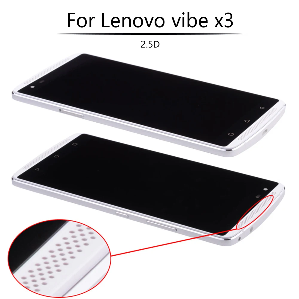 Оригинальный 5 &quotдисплей для Lenovo Vibe X3 LCD сенсорный экран с рамкой x3 Замена дисплея
