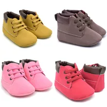 Hot sell Toddler Baby Girls Crib Shoes Boot Newborn Soft Sole Martin Shoes Moccasins