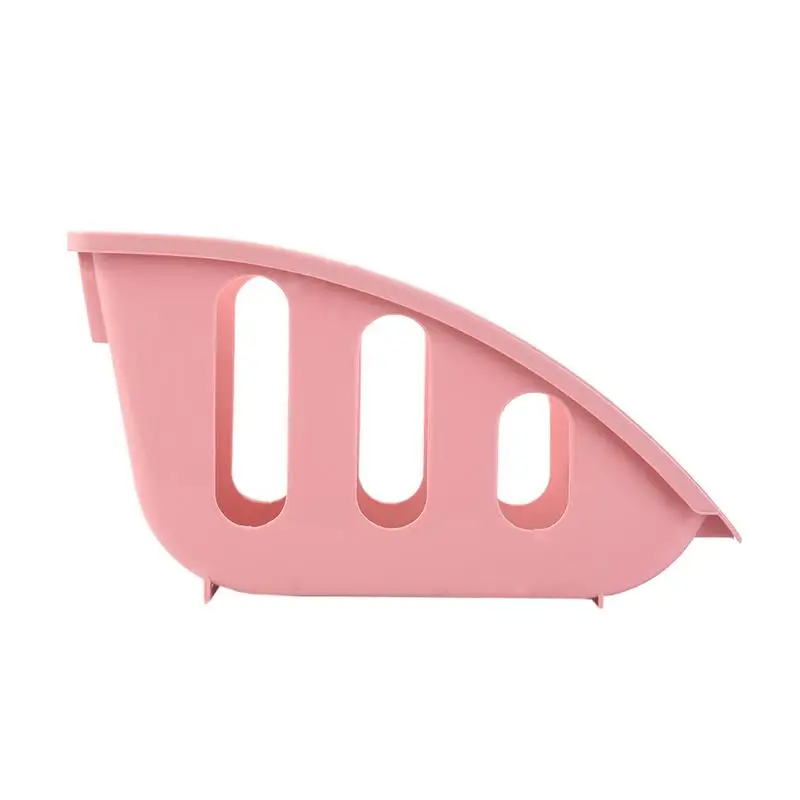 Одинарная сливная тарелка, держатель для кухонной стойки, полка для ложек, полка для чаши, посуды, шкафа, кухонного органайзера, сушилка для посуды, милый карамельный цвет - Цвет: Pink