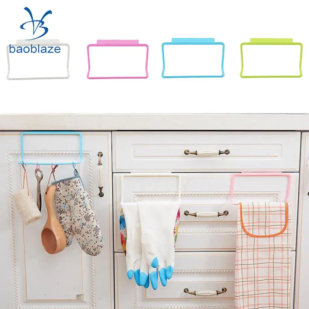 Multi-purpose Towel Rack Over Door Towel Hanger Kitchen Storage Shelf,Inside or Outside,Organizing and Hanging Towels