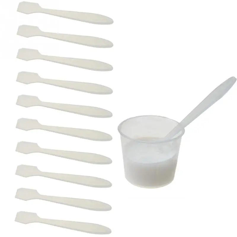 

10Pcs/Lot Plastic Facial Face Mask Stick DIY Cream Mixing Spatulas Spoon Makeup Cosmetic Tools