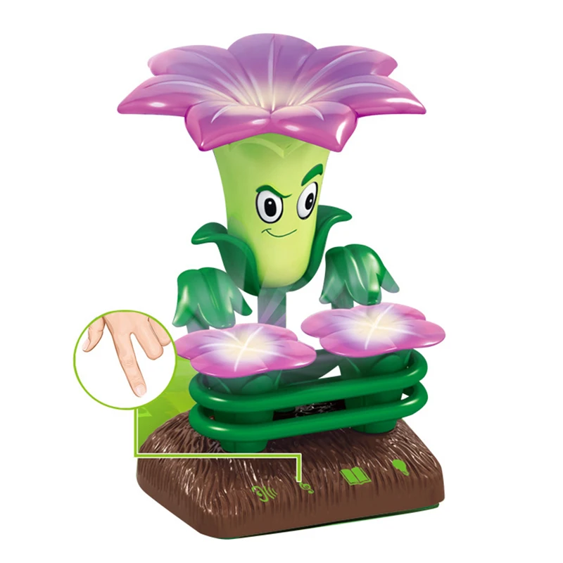 Tanaman Bunga Terompet Bass Zombie Dengan Symphony Lampu Suara