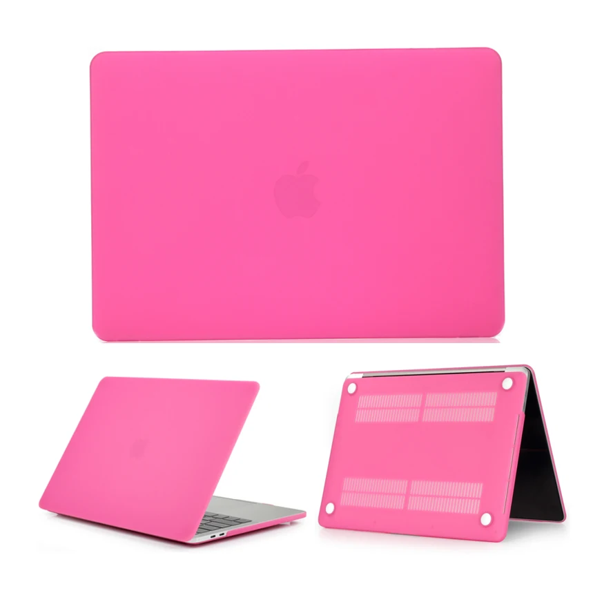 New Coque For Macbook Pro 13 15 2018 2017 Matte Laptop Case Hard PVC for Macbook Pro 13 2018 A1989 A1990 A1706 A1707 Case Matte  (2)