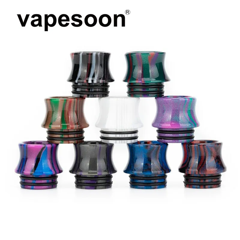 100 шт. 810 капельный наконечник из смолы мундштук для X Priv Stick V8 TFV8 Big Baby TFV12 Prince DRAG UFORCE