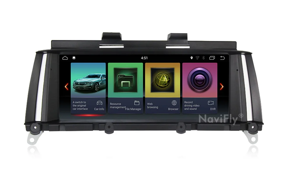 Excellent New! PX6 Android 9.0 6 Core Car dvd radio multimedia player for BMW X3 F25 X4 F26 CIC NBT With Car GPS Navigation WIFI BT X3 F25 22