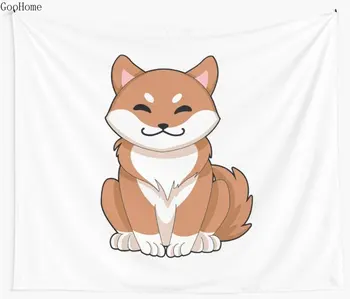 

Shiba inu Wall Tapestry Cover Beach Towel Throw Blanket Picnic Yoga Mat Home Decoration