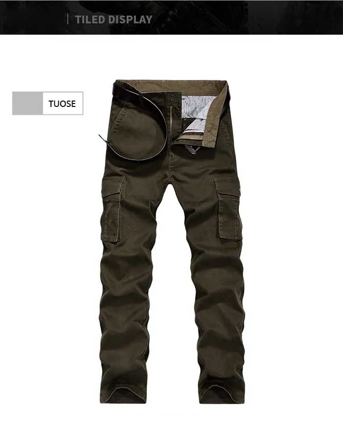 Новые модные повседневные штаны мужские брюки карго хлопковые с боковыми карманами Свободные мешковатые хип-хоп брюки уличные джоггеры