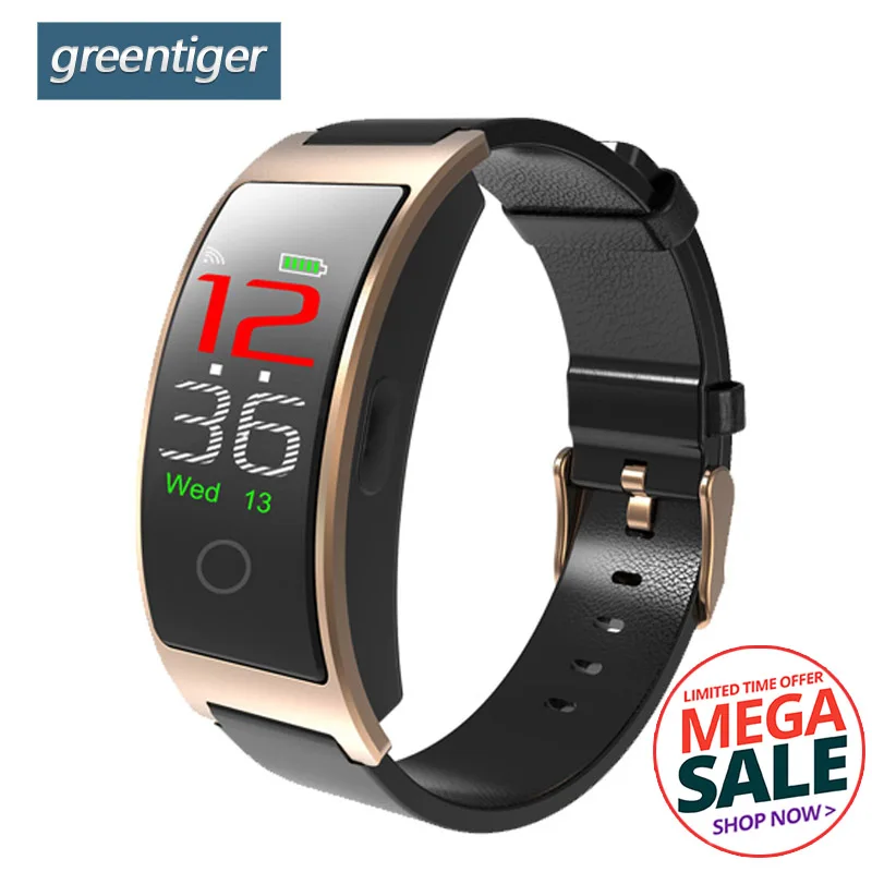 Greentiger CK11C Smart Band Blood Pressure Heart Rate Monitor Smart Bracelet Color Screen Ios Android PK Ck11s Smart Wristband
