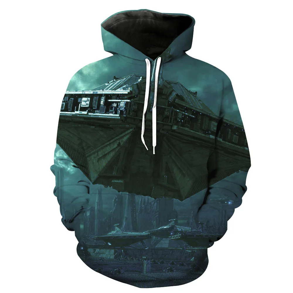 Fans Wear Star Wars Cosplay Hoodies for Men Long Sleeve 3D Printed Sweatshirt 2018 Homme for Movie Fans Casual Tops