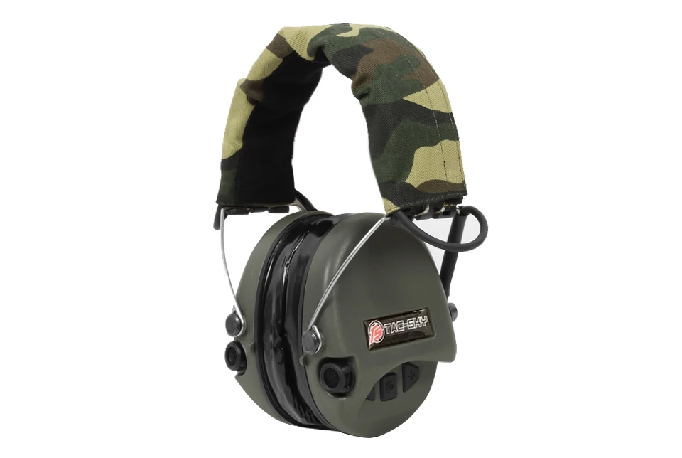 TAC-SKY SORDIN IPSC Silicone earmuff version Noise reduction pickup headset-FG