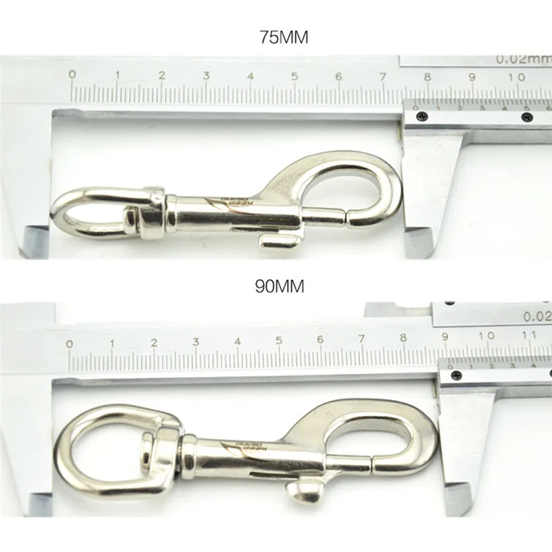 75/90 мм 316 Нержавеющая сталь болт карабин зажим подводный крюк аксессуары BCD инструменты оборудование для подводной съемки