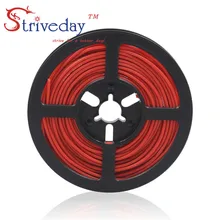 50 метров/рулон 18AWG высокая термостойкость гибкий силиконовый провод луженая медная проволока RC шнур питания электронный кабель