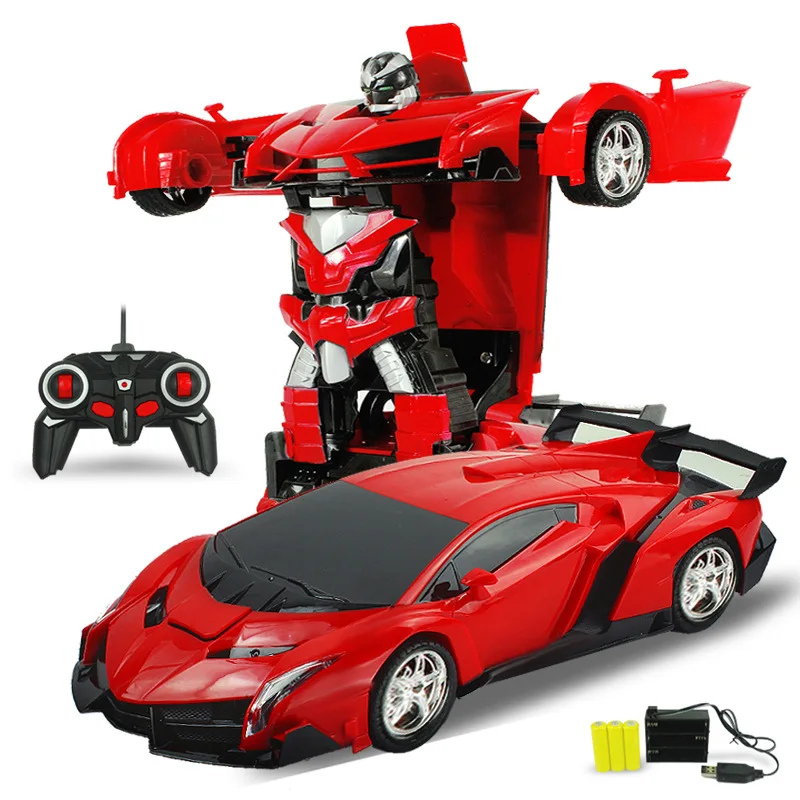 

2 IN 1 RC Car Transformation Robots Models Remote Control Deformation Cars Fighting Toys for Children Kids Birthday Gift