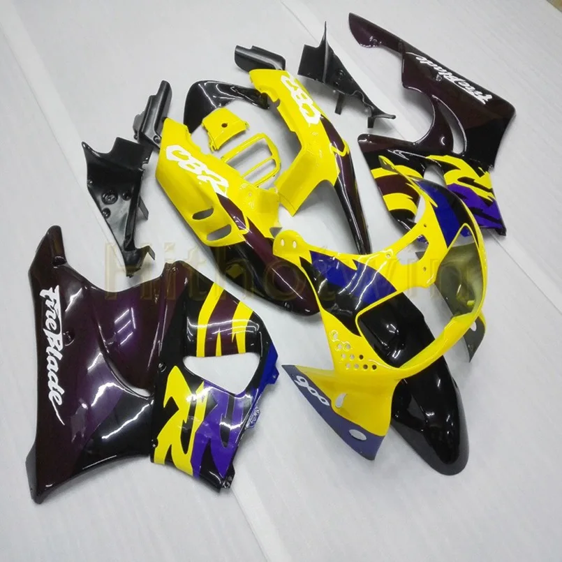 D Пользовательские мотоциклетные Клобук Для HONDA CBR900RR 1994 1995 1996 1997 CBR893RR ABS пластиковые Обтекатели+ Botls+ серебро - Цвет: D