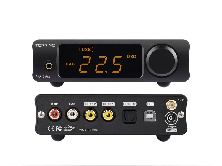 TOPPING DX3PRO USB DAC Bluetooth 5.0 AK4493 *2