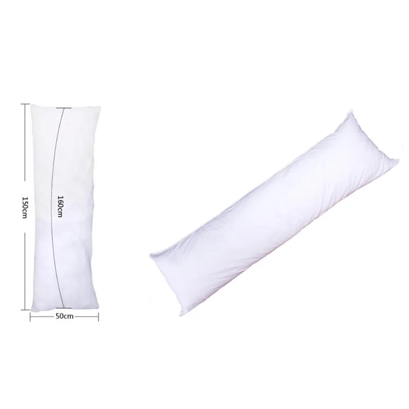 150 x 50CM Anime Dakimakura Hugging Long Pillow Inner Body Cushion White