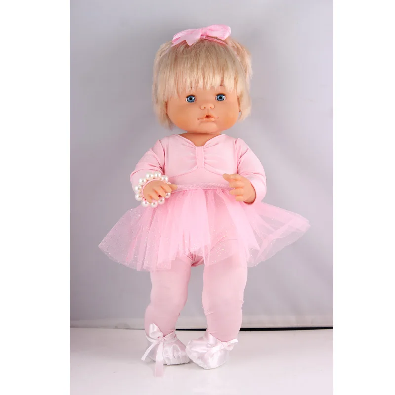 Модный костюм, наряды для 42 см/16 дюймов, Nenuco y su Hermanita, детские куклы, одежда, голубые наряды, кукла с пустышкой, аксессуары - Цвет: dance outfit