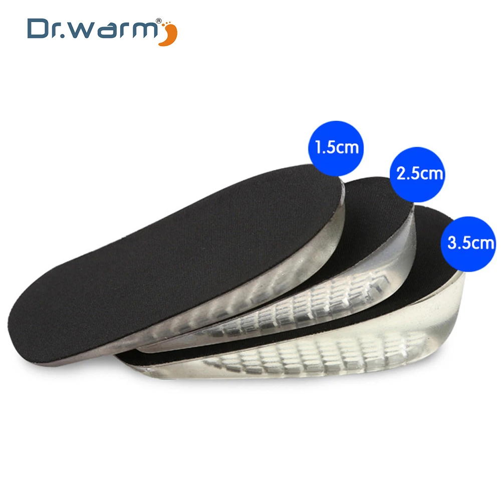 

Dr Warm High New Silicone Gel orthopedic Insoles Back Pad Heel Cup for Calcaneal Pain Health Feet Care Support feet cushion