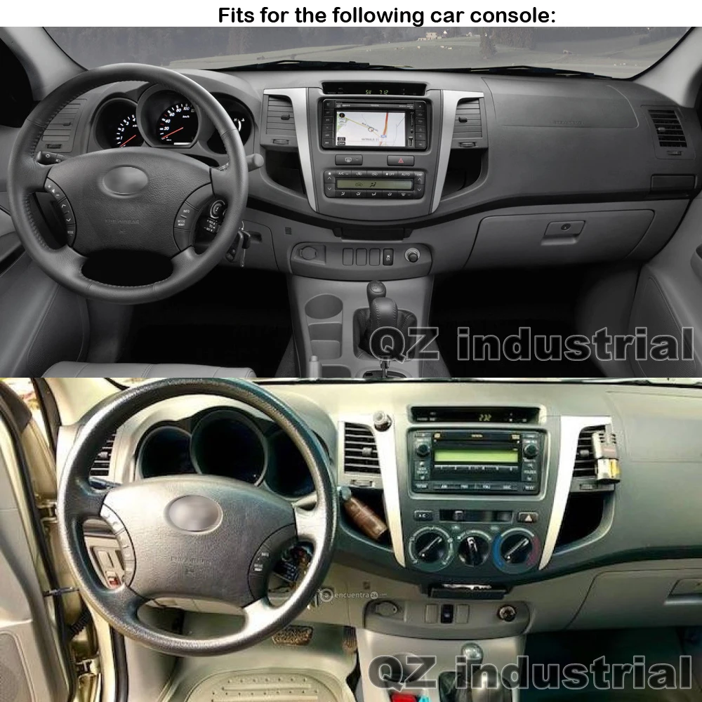 Best QZ industrial HD 8inch Android 8.1 T3 for Toyota Hilux Car DVD player with 3G 4G WIFI GPS Radio BT Navigation SWC Stereo RDS Map 2