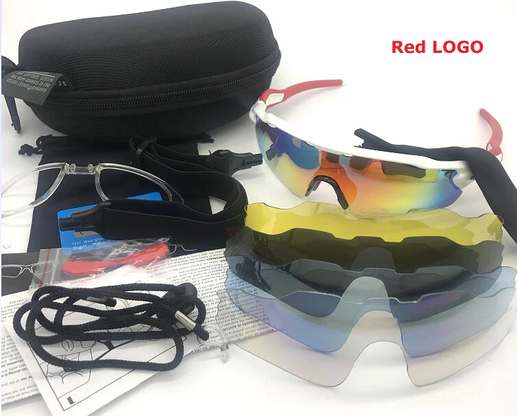 Polarized 5 lens Велосипедные солнцезащитные очки, 5 линз, поляризационные, для рыбалки, очки для шоссейного велосипеда, uv400, mtb, для спорта, бега, верховой езды, очки для велосипеда - Цвет: Polarized 5 lens