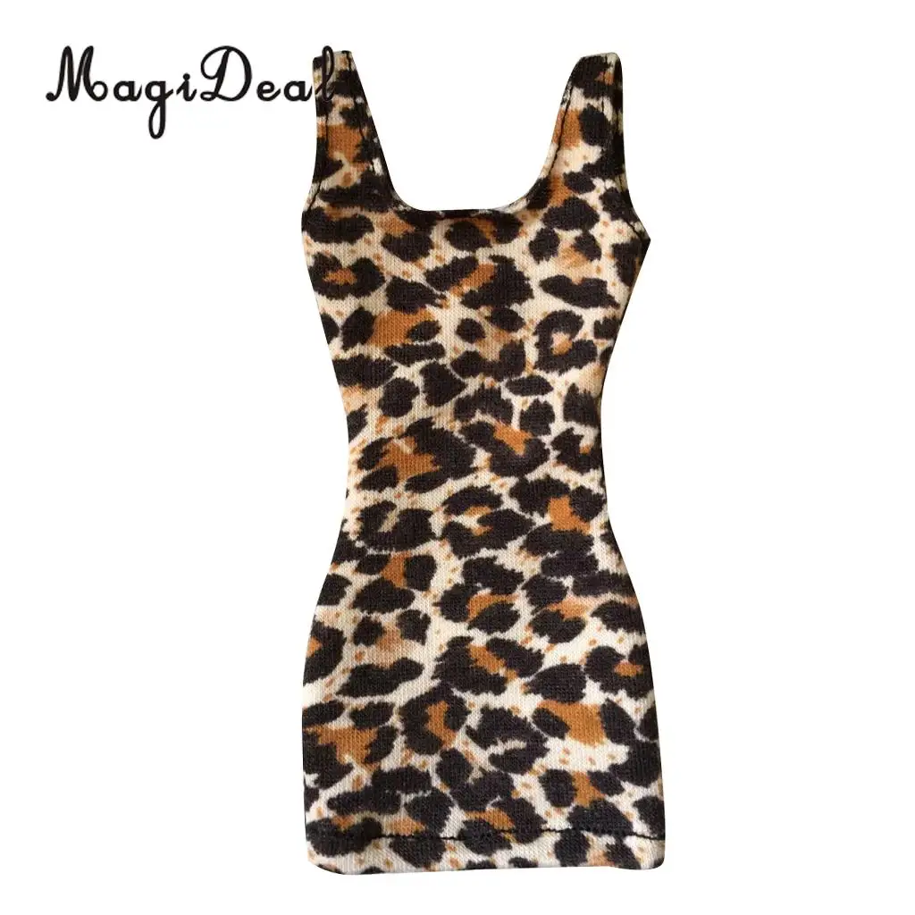MagiDeal Fashion Cotton 1/6 Package Hip Vest Dress for 12 Inch Female Action Figure Body   Party Evening Clothes 4Colors