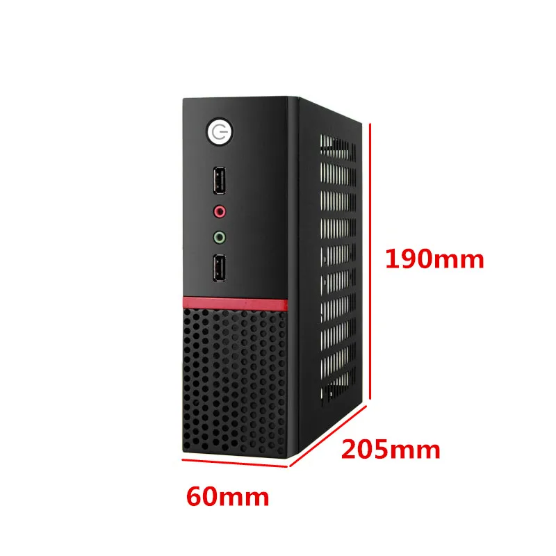  Mini Itx fundas Usb2.0 25 pulgadas Hdd Ssd SDCC ordenador Juegos ordenador de sobremesa chasis HTPC