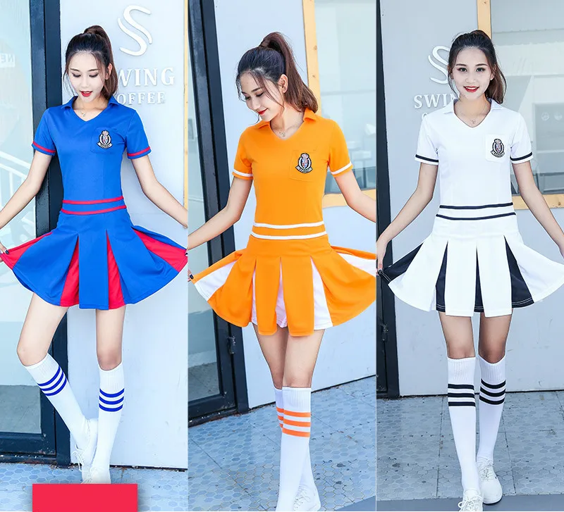 Cheerleading dance team apparel Korean female adult competition