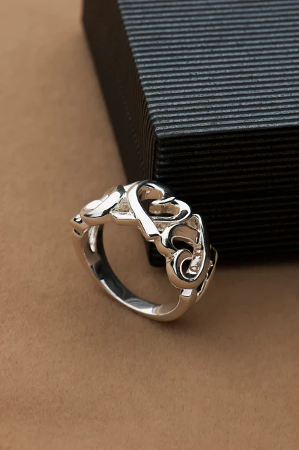 2014 new trendy ring, flower ring, tibetan silve