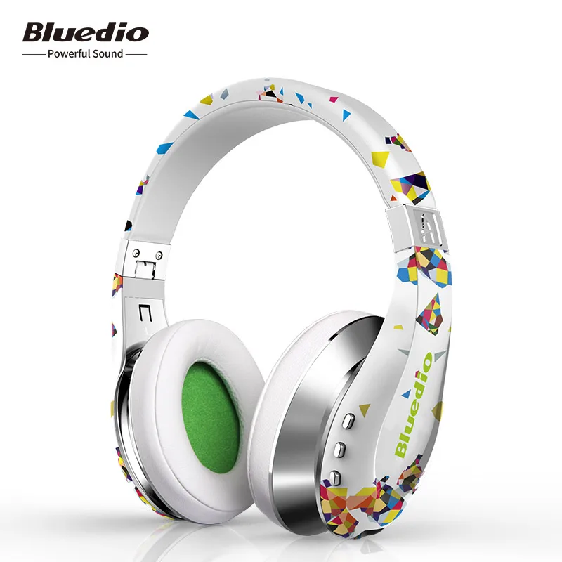

Bluedio A (Air) Fashionable bluetooth 4.1 wireless Headset with microphone 3D Surround Sound headphones