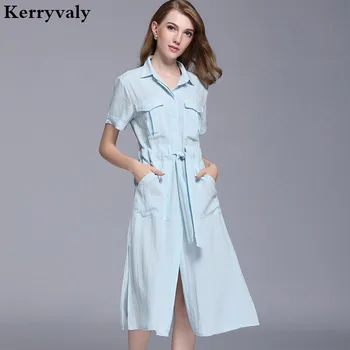 

Star Style Lace Waist Cotton And Linen Dress Vestidos Verano 2020 Women Summer Beach Dress Robe Femme Sukienki Damskie D1087